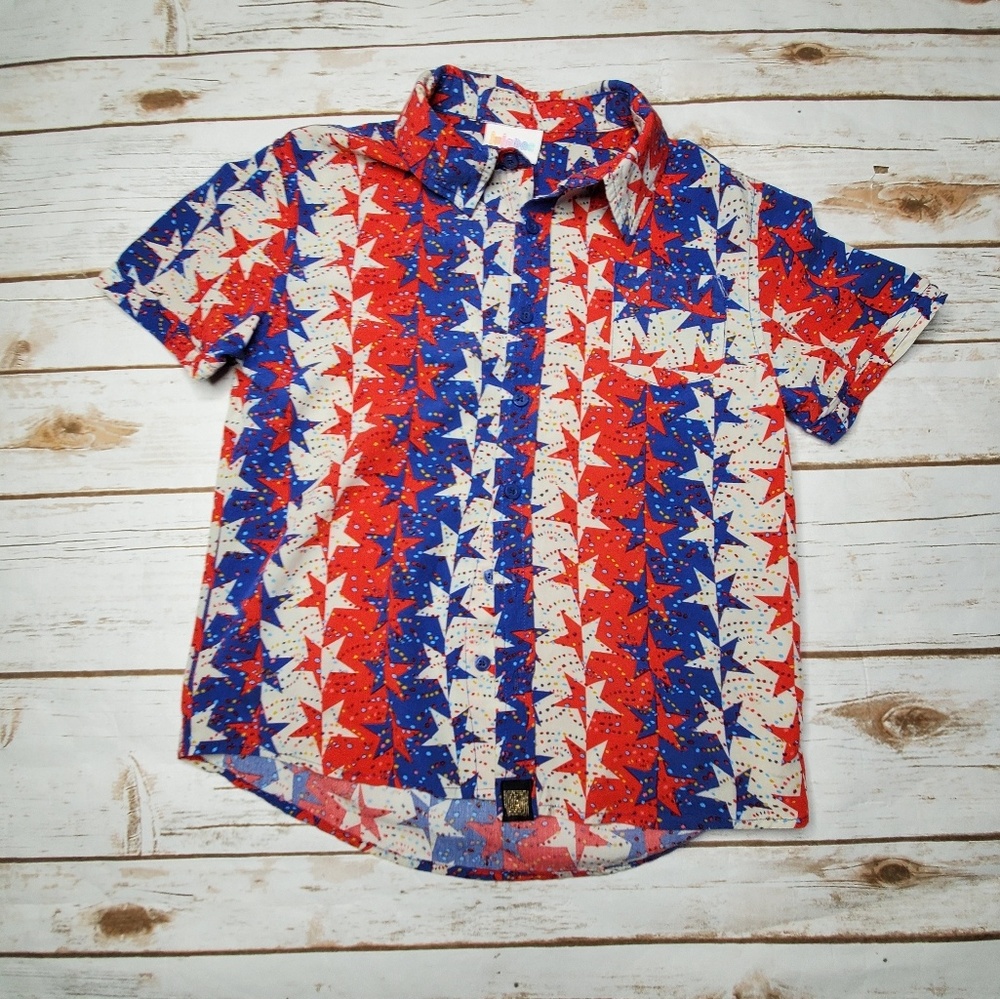 Boys Button Up Top